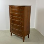 Danish tallboy chest of drawers Kvalitet mobelfabrik brdr. 1940s