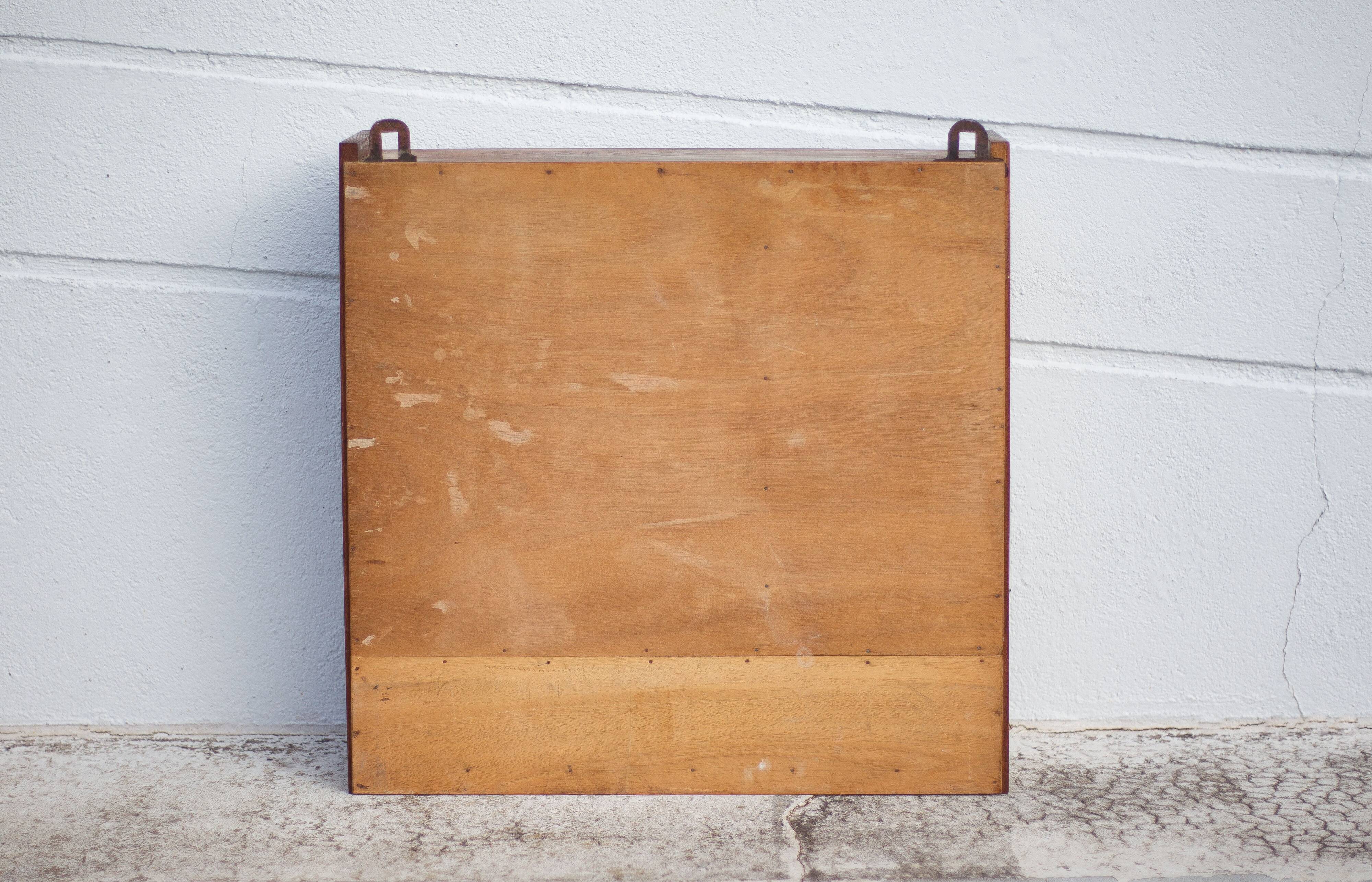 Art deco bathroom cabinet, vintage art deco wall-mounted Medicine Cabinet, 2 doors