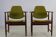 Two Danish design lounge arm chairs by Arne Hovmand Olsen
