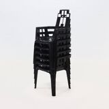 Set of 6 Boston Chairs by Pierre Paulin for Henry Massonnet France 1980s