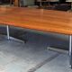 Rosewood conference table by Osvaldo Borsani for Tecno 1968
