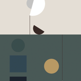 Illustration, jardin et temple