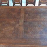Table en chêne fin XIXème