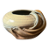 Sculptural ceramic vase – draped shape – vintage decorative piece