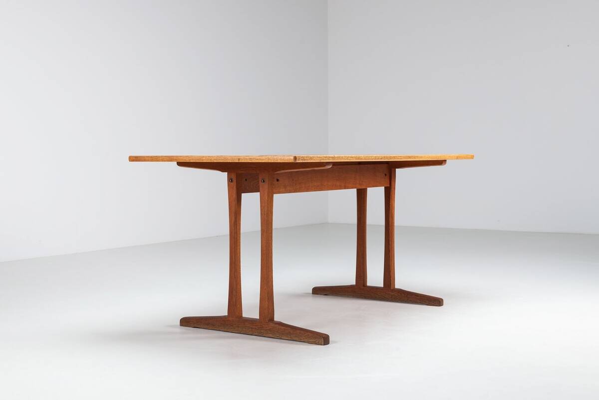 Borge Mogensen C18 Shaker dining table in oak, FDB Mobler, Denmark, 1947