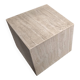 Italian veined travertine coffee table or pedestal