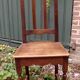Pair of oak chairs