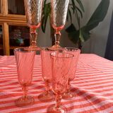 6 verres à pied Rosaline