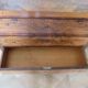 Antique oak burr chest of drawers - 4 drawers - marquetry inlay from the early 21st century