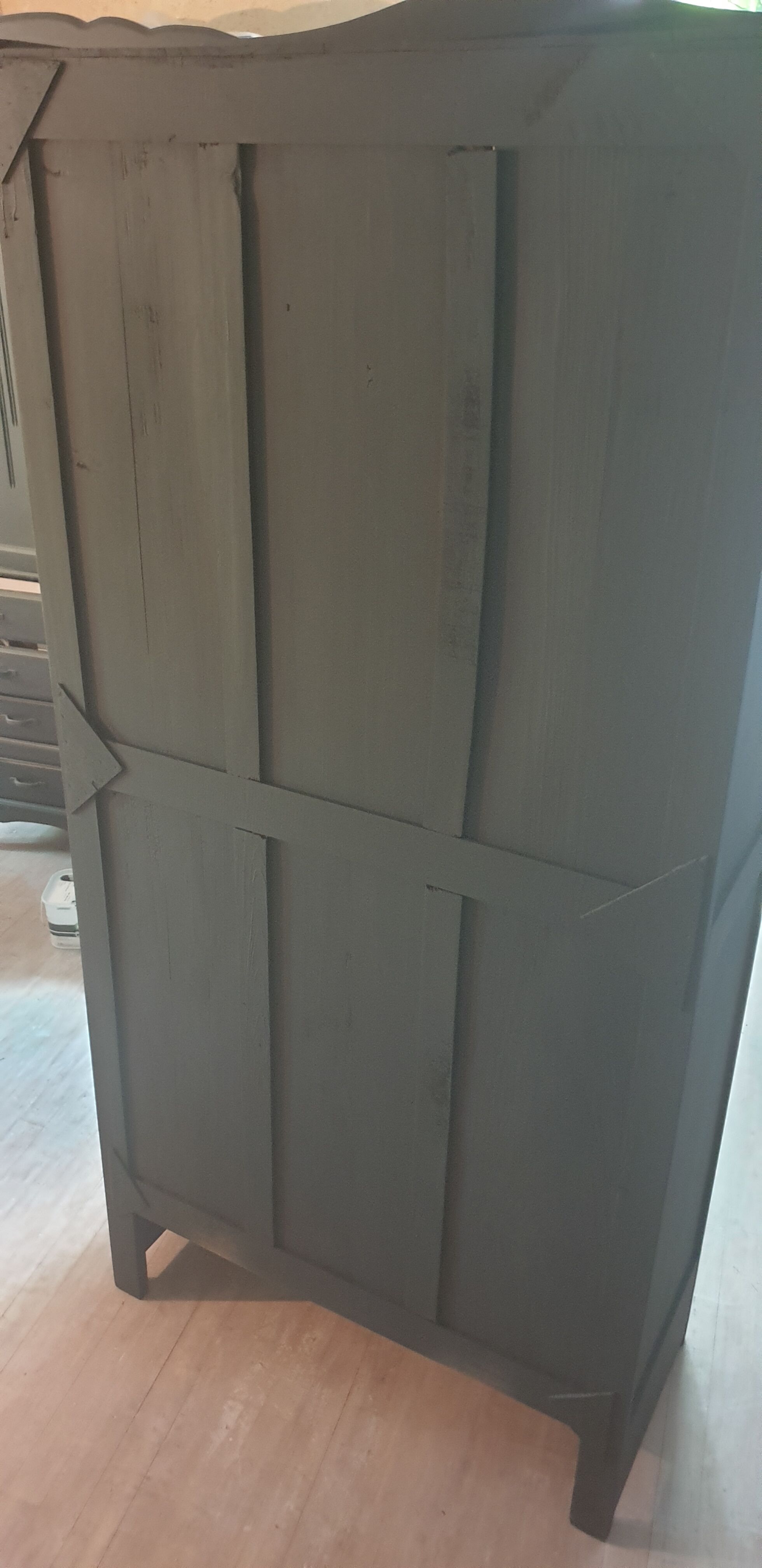 Black art deco Parisian wardrobe