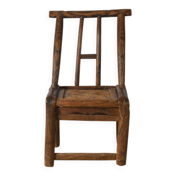 Haizi – Chaise d’enfant chinoise ancienne en saule n°2