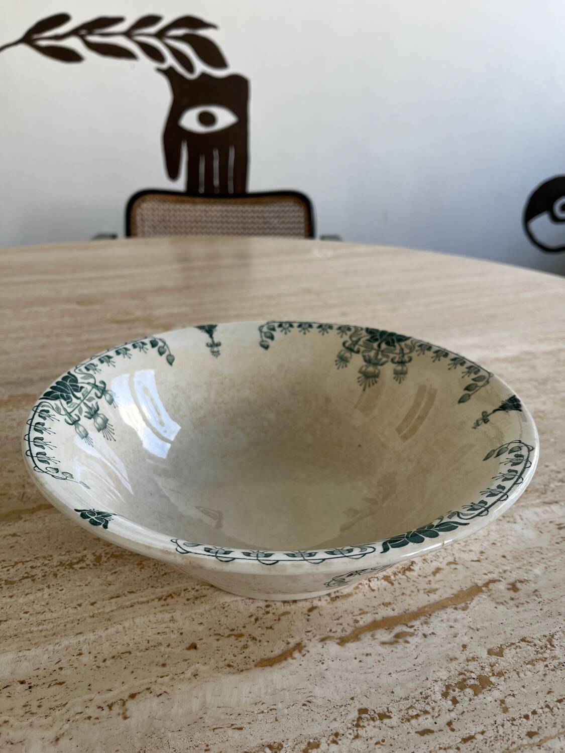 Onaing iron clay salad bowl