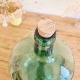 Old blue demijohn