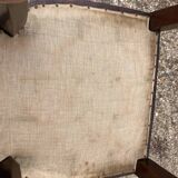 6 art deco chairs with leather seats