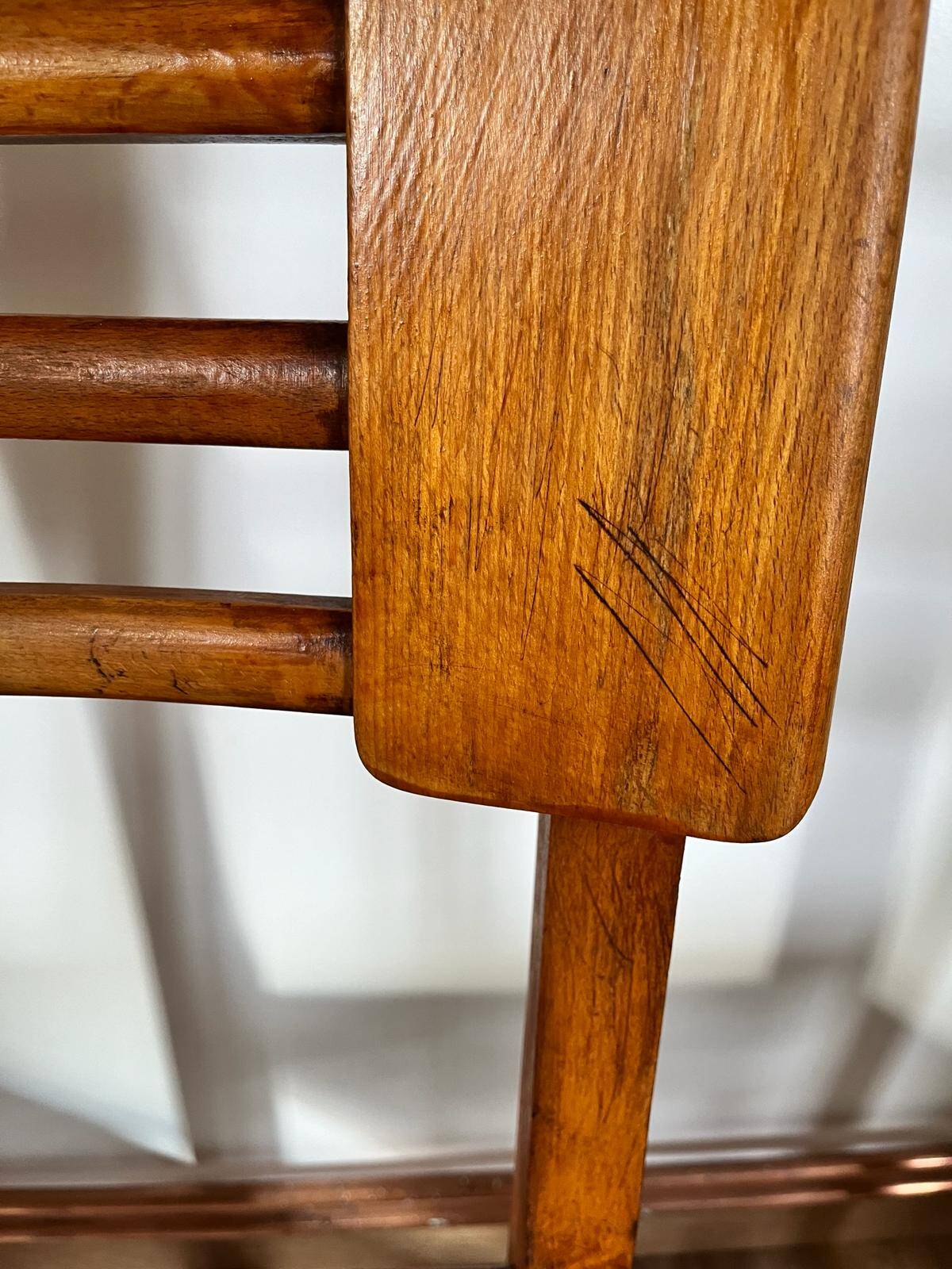 Set of 4 mismatched chairs