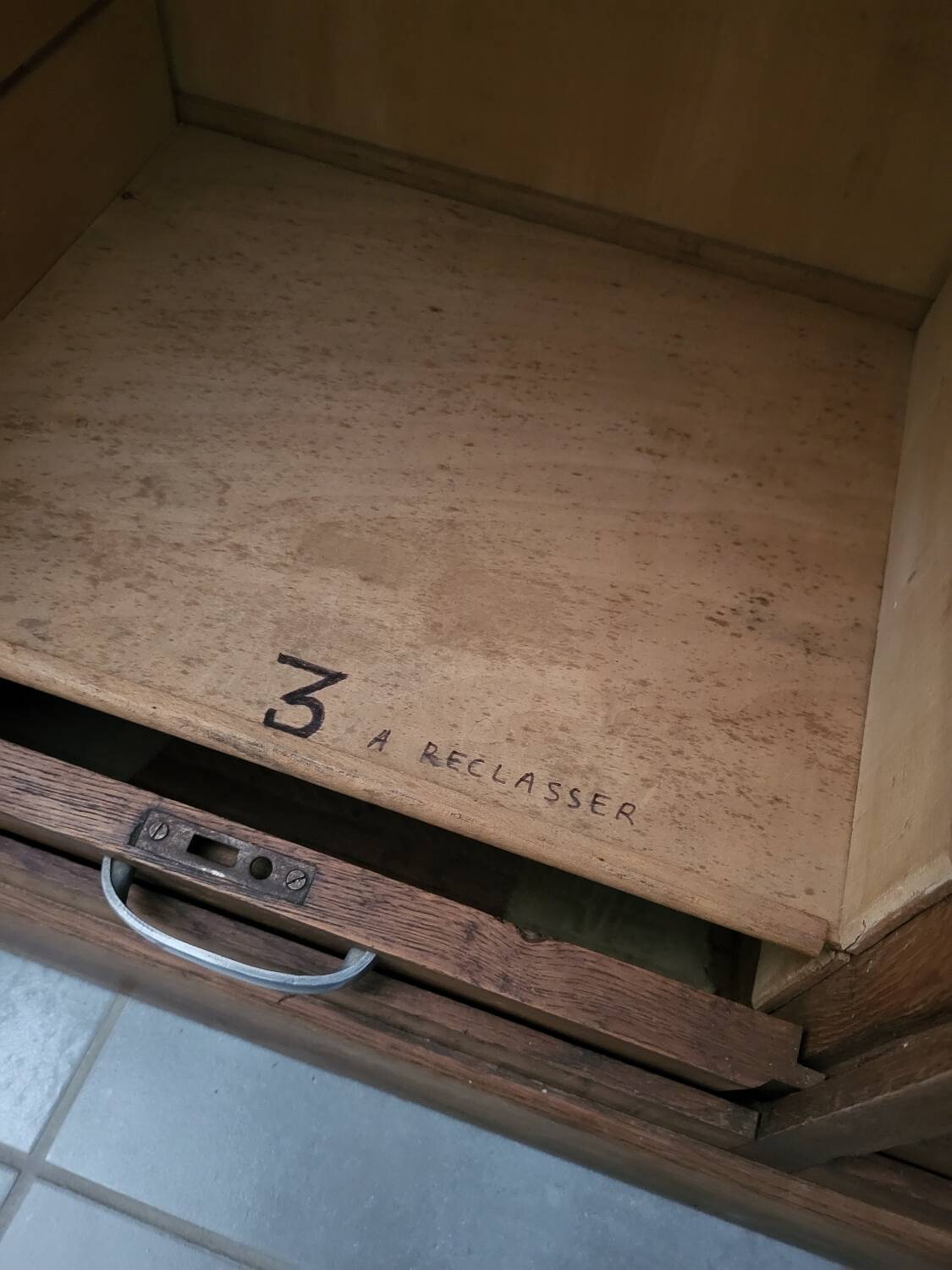 Double Oak Filing Cabinet