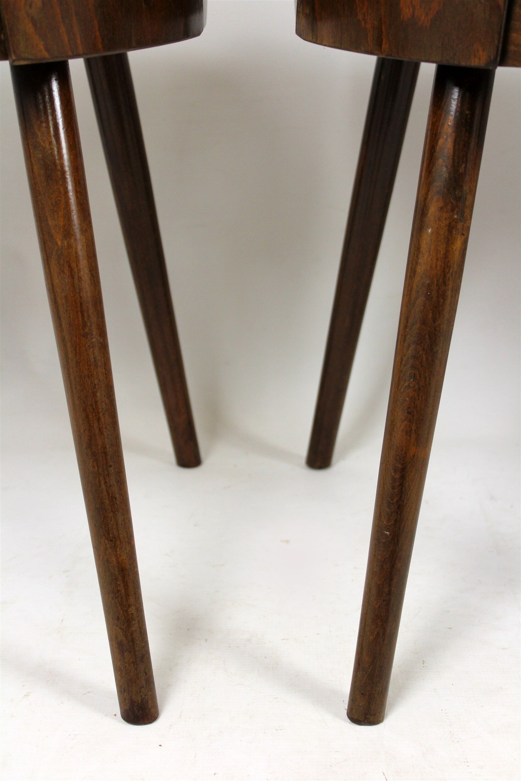 Set of 4 wooden chairs by Oswald Haerdtl for ton, 1950s, no. 515