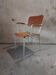 Fauteuil en bois et aluminium par Alpos, années 1970