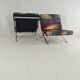 Unique Colourful Armchair Inspired by Barcelona Chair - set of 2