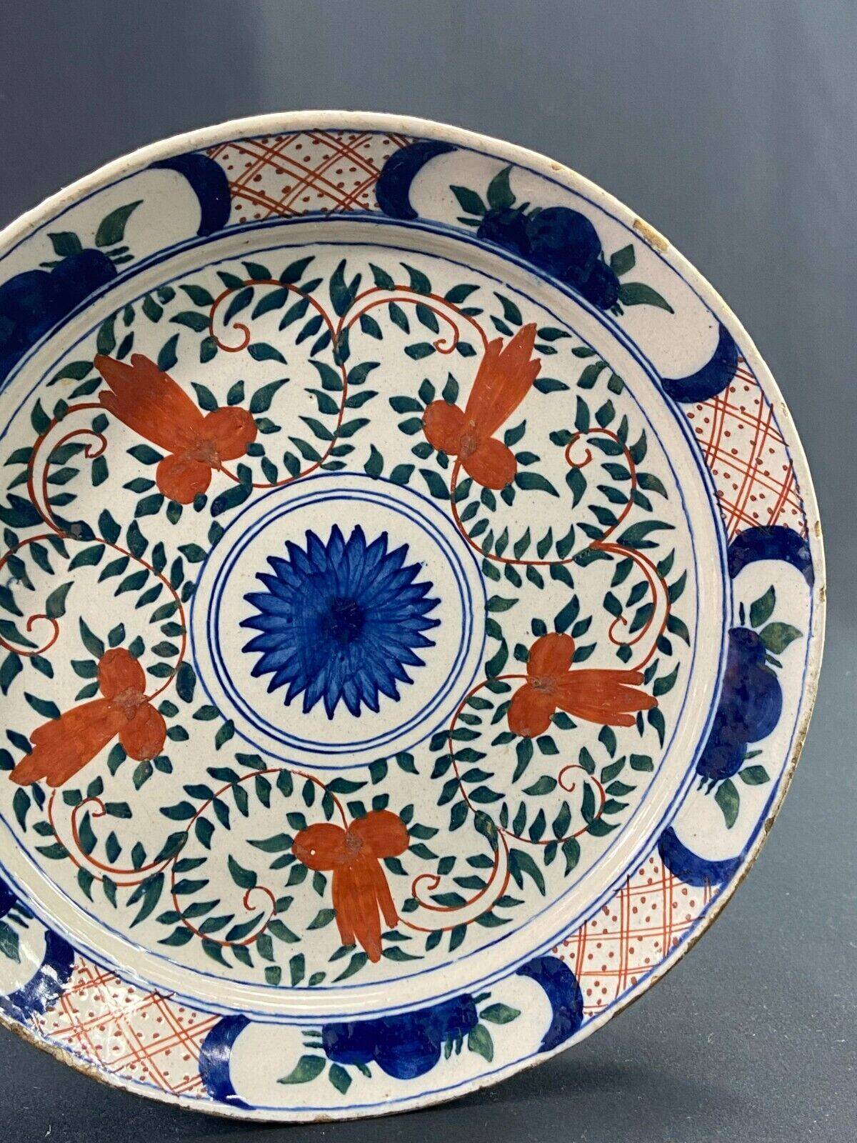 19th century Delft earthenware plate