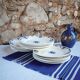 Set of 15 plates 21cm luneville model bastia