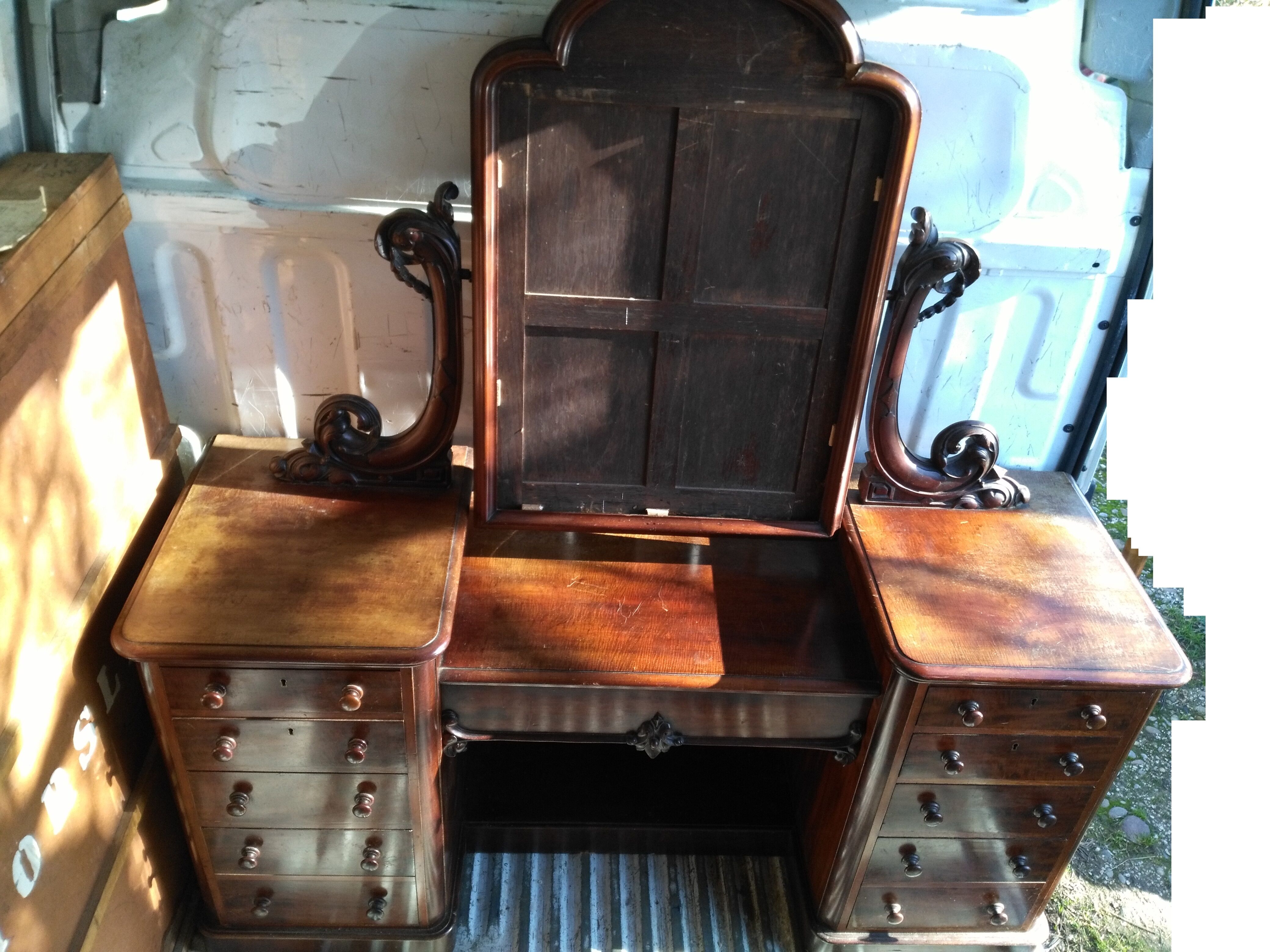 English dressing table Nuttall sons & Co