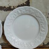 Six vintage Philippe Deshoulières Limoges California porcelain bread plates