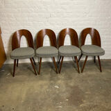 4 Antonin Suman chairs 1960