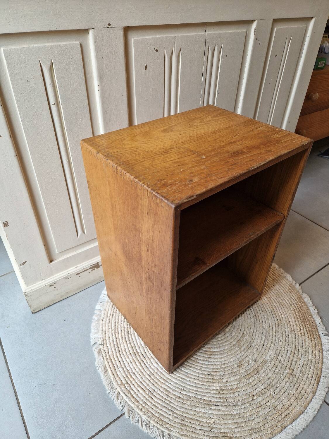 Mid-century oak bedside table 1965 by Raf Staverton