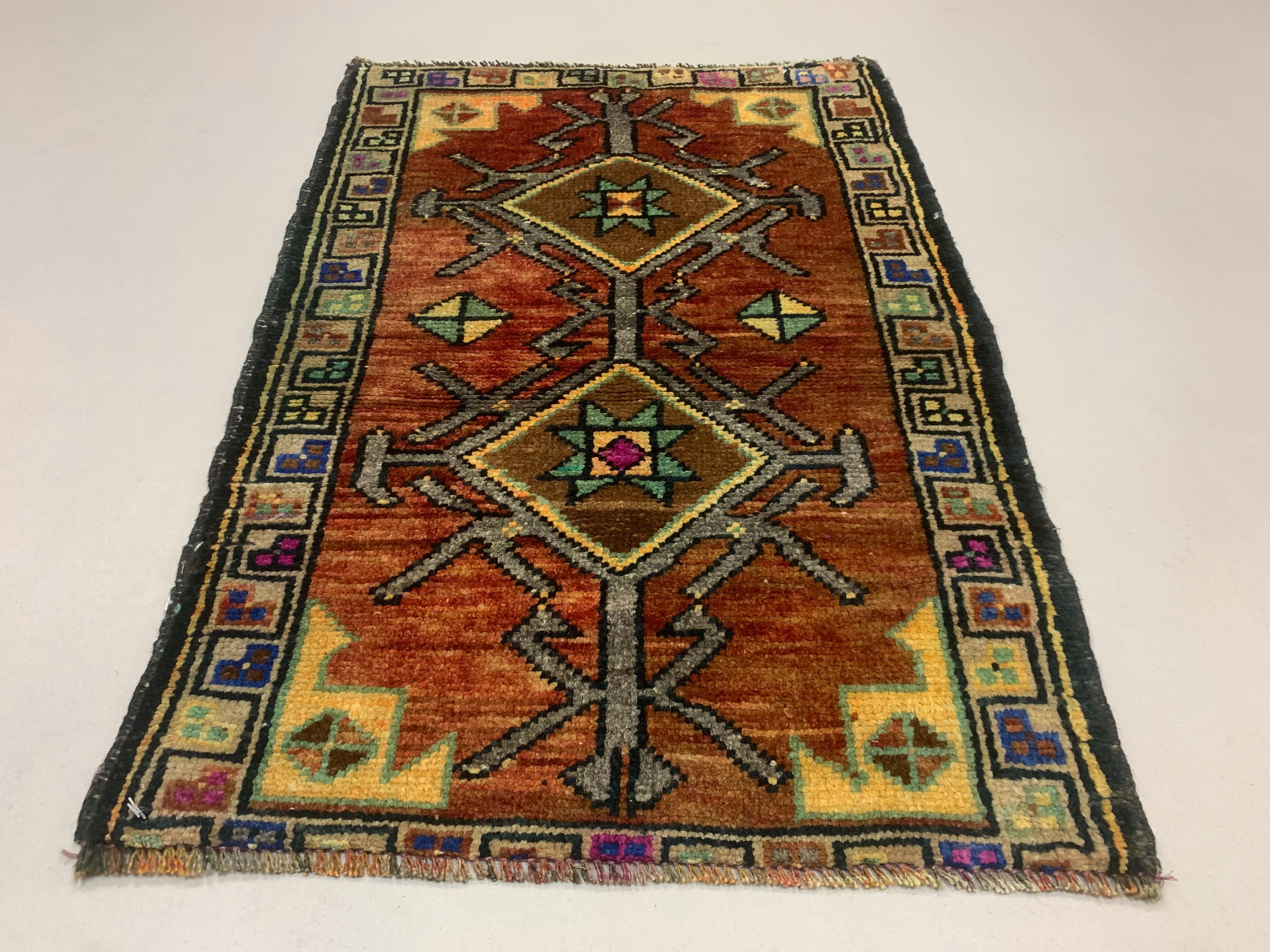 Turkish rug 90x60 cm