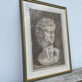 Dessin au crayon d’un buste