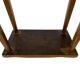 Vintage Set of 3 brutalist oak side or nesting tables 1970s