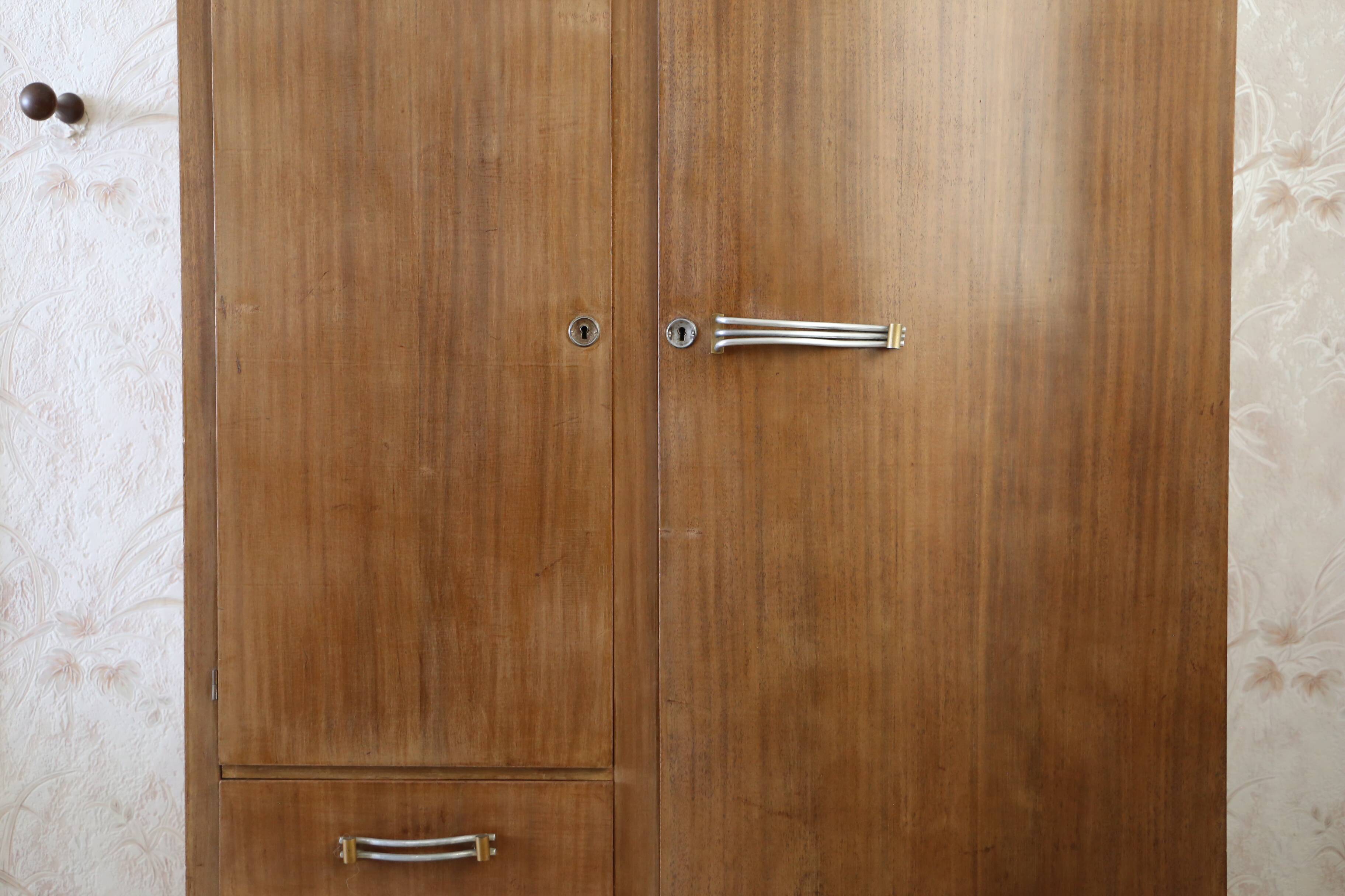 asymmetrical art deco wardrobe