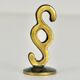 Brass sculpture of a paragraph by Walter Bosse for lawyer, Herta Baller, Austria, 1950s.