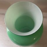Vintage green opaline vase