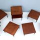 Walnut coffee table model "T8" by Vico Magistretti for Azucena, Italy