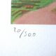 Lithograph by David Hockney, signed and numbered.