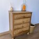 Chest of drawers or bedside table in walnut