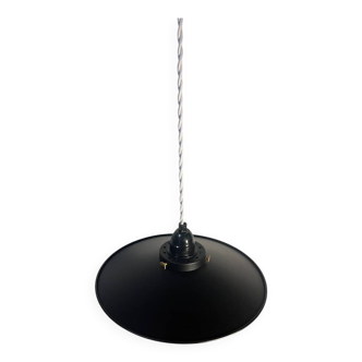 Suspension métal fil coton tressé