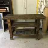 Wood workbench