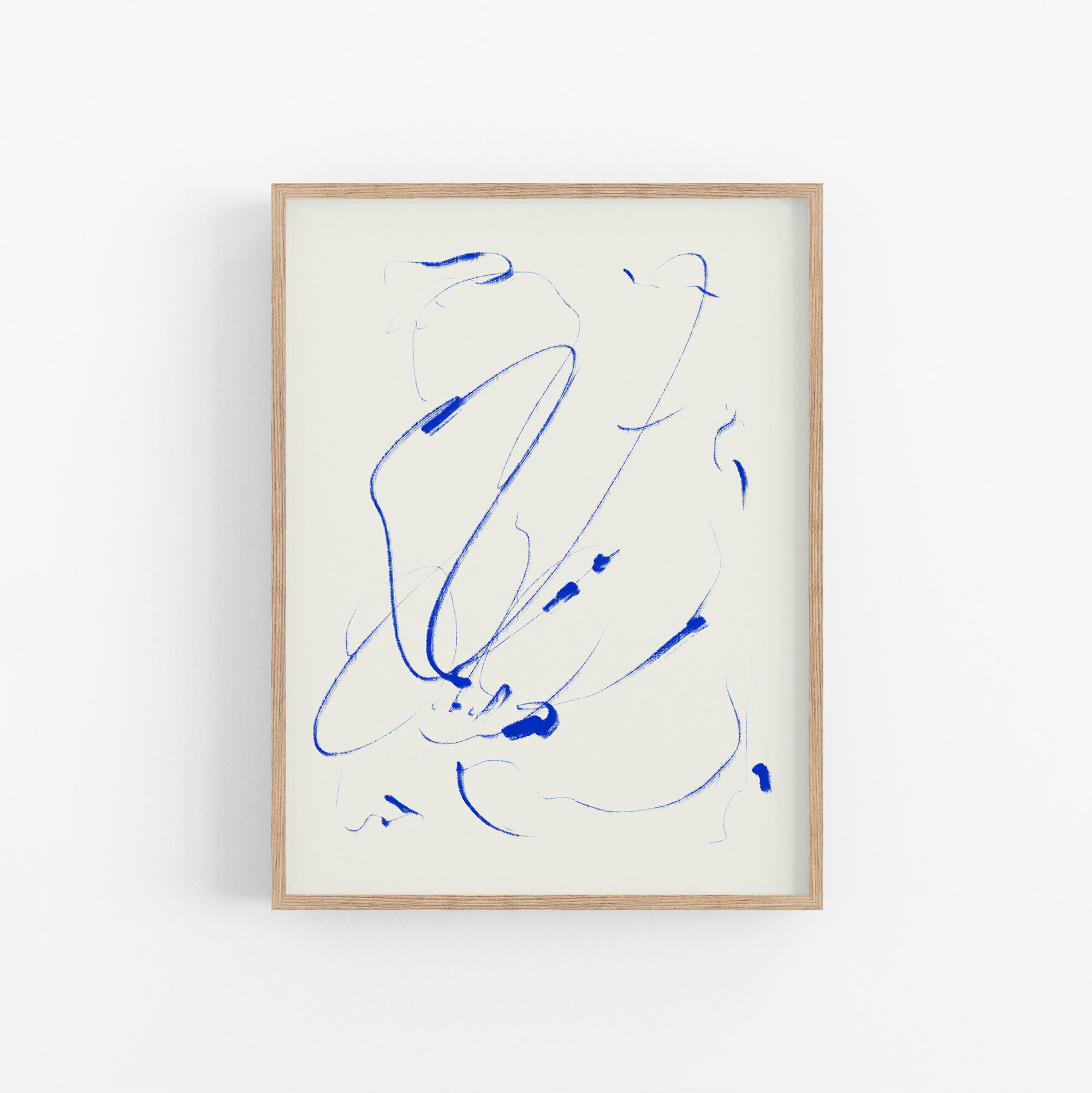 Abstract painting giclee print, 50x70cm