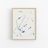 Abstract painting giclee print, 50x70cm