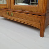 Art Nouveau wardrobe by Mathieu Gallerey in mahogany, model with Clematis, circa 1920