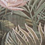 Jacquard forest wall tapestry Douanier Rousseau 1960 France