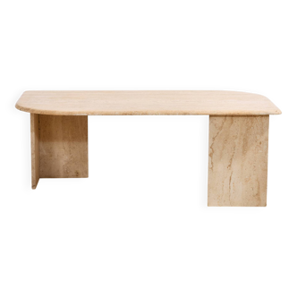 MK11349 Table basse en pierre calcaire