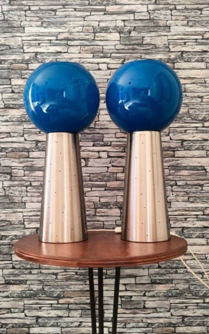 Paire de lampe design et vintage