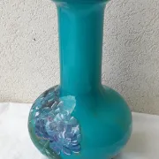 Blue opaline vase