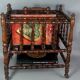 Napoleon III turned wood magazine or music sheet rack B848