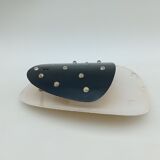 Metal, decorative wall lamp from the 1950s