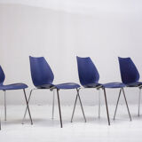 Chairs by Vico Magistretti for Kartell, 1980s, Set of 4